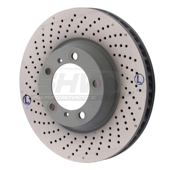 compare product SHW 2012 Porsche 911 Carrera4 GTS 3.8L w/o Ceramic Brakes Left Frt Drill-Dimp MB Rotor (99635140904)