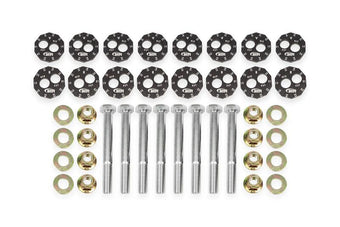 compare product BMR 14-19 Chevrolet Corvette C7 Front & Rear Lower Control Arms Camber Bolt Kit - Black Anodized