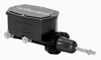 compare product Wilwood Compact Tandem Master Cylinder - 15/16in Bore - w/Pushrod (Black)