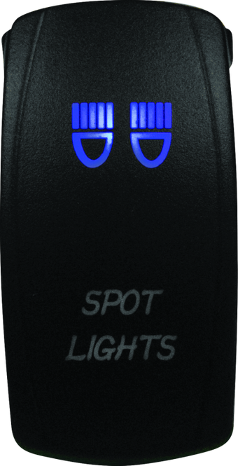 compare product DragonFire Racing Lighted Switch Spot Light On/Off Blue