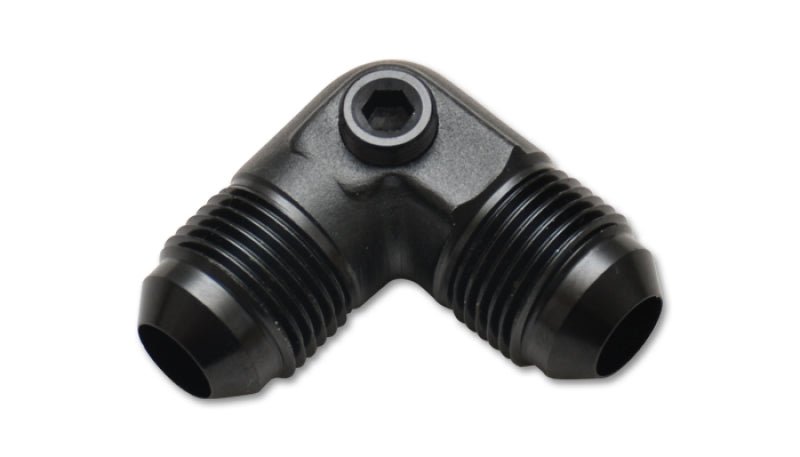 Vibrant - 8AN to - 8AN Male 90 Degree Union Adapter Fitting with 1/8in NPT Port - My Store