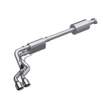 compare product MBRP 2021+ Ford F150 T304 Pre-Axle (Street Profile) 2.5in OD Tips 3in Cat Back Exhaust