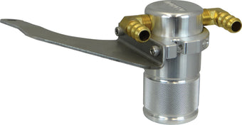 compare product Moroso 15-17 Ford Mustang GT Air/Oil Separator Catch Can - Small Body - Billet Aluminum
