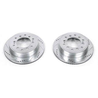compare product Power Stop 10-19 Lexus GX460 Rear Evolution Drilled & Slotted Rotors - Pair