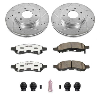 compare product Power Stop 06-09 Chevrolet Trailblazer Front Z26 Street Warrior Brake Kit