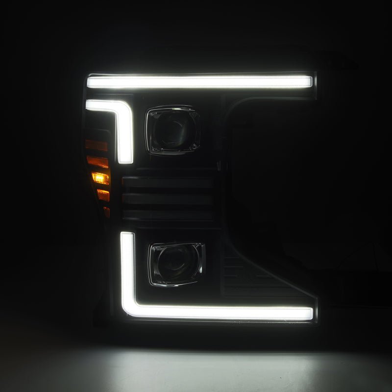 AlphaRex 20 - 22 Ford F150 Pro - Series Projector Headlights Black w/ Activation Light / Seq. Sig. / DRL - My Store