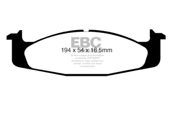 compare product EBC 94-96 Ford Bronco 5.0 Ultimax2 Front Brake Pads