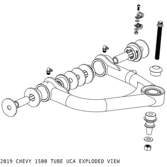 compare product Camburg Chevy/GMC 1500 2WD/4WD 19-23 1.25in Performance Uniball Upper Arms