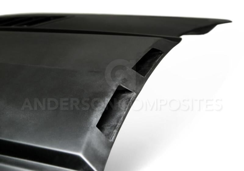 Anderson Composites 15 - 16 Ford Mustang (Excl. GT350/GT350R) Ram Air Fiberglass Hood - My Store