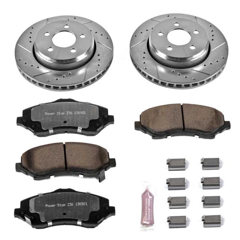Power Stop 07 - 11 Dodge Nitro Front Z36 Truck & Tow Brake Kit - My Store