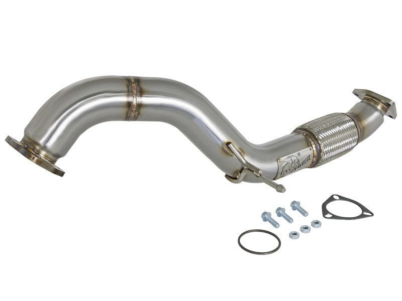 aFe Twisted Steel 3in Rear Down - Pipe/Mid Pipe 2017+ Honda Civic Type R I4 2.0L (t) - My Store