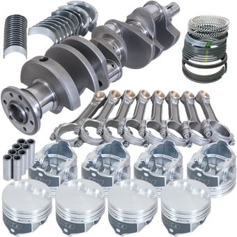 compare product Eagle Chrysler 360 3.580in Crank 6.123in I-Beam Rods -5cc Flat Top 4.060in Pistons Rotating Assembly