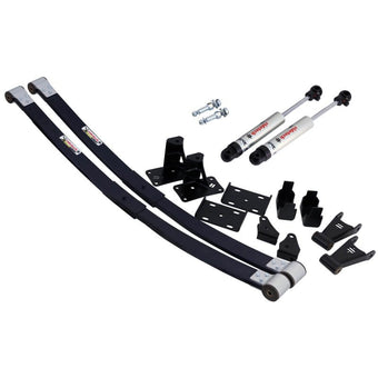 compare product Ridetech 73-87 Chevrolet C10 Composite Leaf Springs w/ HQ Shocks - 6in Drop - Rear