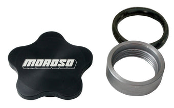 compare product Moroso Universal Filler Cap Kit - 1-3/8-12 - Aluminum Bung - Black Anodized