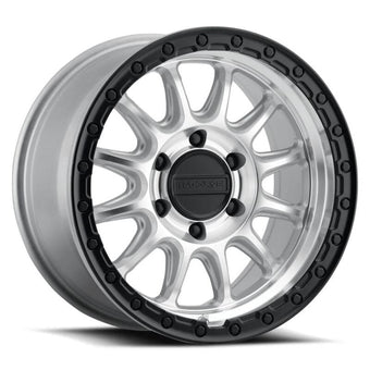 compare product Raceline 960MB Alpha 17X8.5 / 5X127 BP / 0mm Offset / 78.1 Bore - Machined w/ Black Ring Wheel