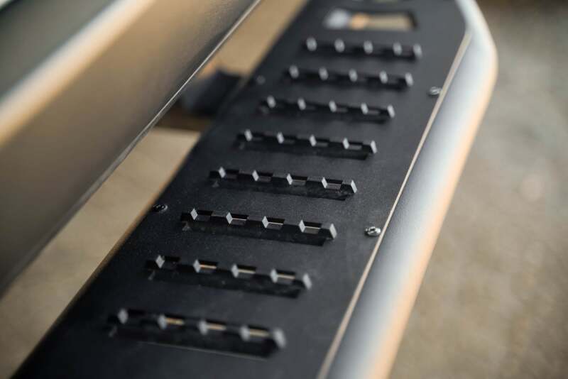 DV8 Offroad 24 - 25 Toyota Land Cruiser OE Plus Side Steps - Black Steel - My Store