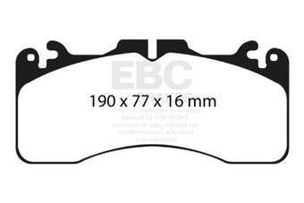 compare product EBC 2016+ Lexus GS-F Bluestuff Front Brake Pads