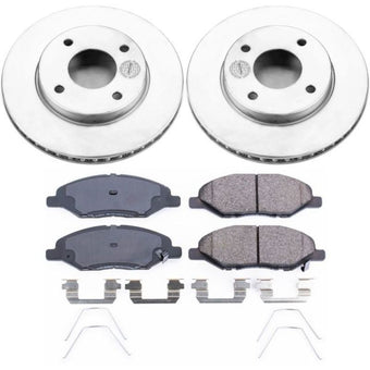 compare product Power Stop 09-11 Nissan Versa Front Z17 Evolution Geomet Coated Brake Kit
