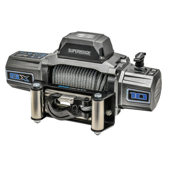 compare product Superwinch 10000 LBS 12V DC 3/8in x 85ft Wire Rope SX 10000 Winch