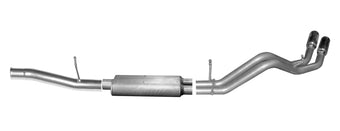 compare product Gibson 15-18 Chevrolet Silverado 1500 LS 5.3L 3in/2.25in Cat-Back Dual Sport Exhaust - Aluminized