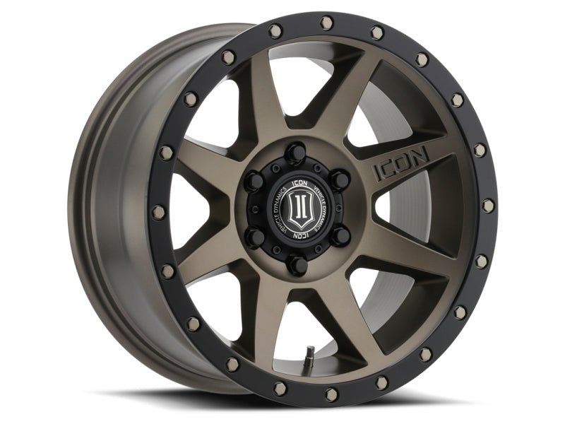ICON Rebound 17x8.5 6x135 6mm Offset 5in BS 87.1mm Bore Bronze Wheel - My Store