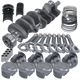 Eagle Chevy 454 1Pc 4.250in Crank 6.385in I - Beam Rods 43cc Dome 4.280in Pistons Rotating Assembly - My Store