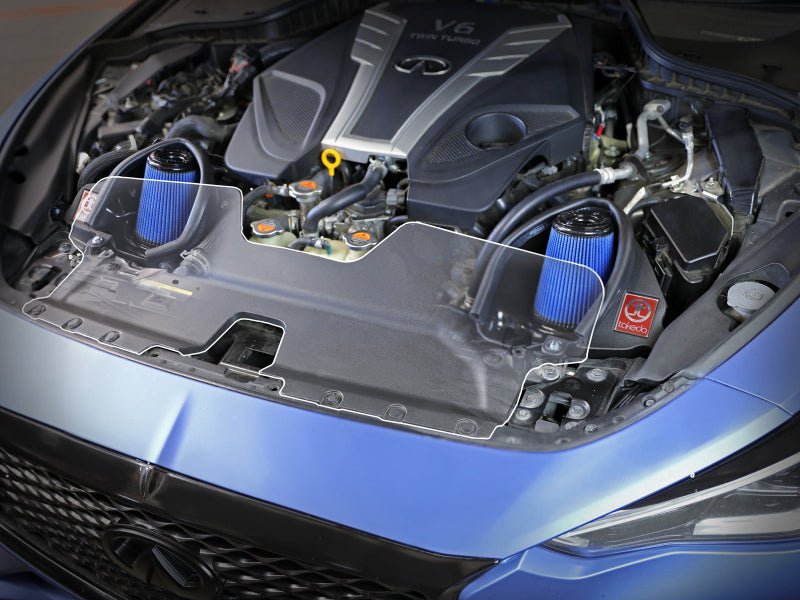 aFe Takeda Stage - 2 Pro 5R Cold Air Intake System 16 - 19 Infinity Q50/Q60 V6 - 3.0L (tt) - My Store