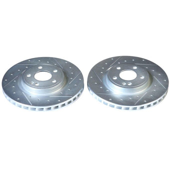 compare product Power Stop 17-19 Infiniti QX30 Front Evolution Drilled & Slotted Rotors - Pair
