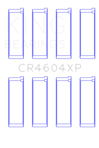 compare product King 07-09 Mazdaspeed 3 L3-VDT MZR DISI (t) Duratec High Performance Rod Bearing Set - Size +.025mm