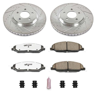 compare product Power Stop 05-10 Ford Mustang Front Z26 Street Warrior Brake Kit
