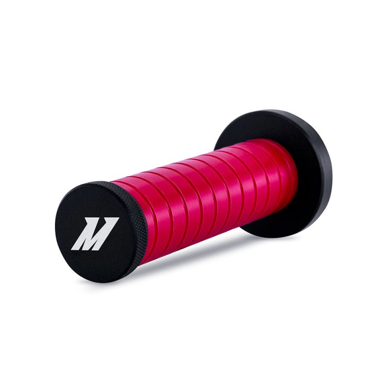 Mishimoto Weighted Grip Shift Knob - Black / Red - My Store
