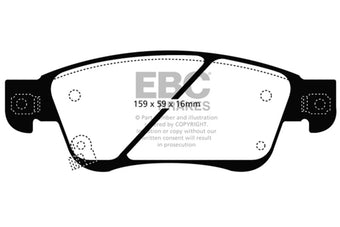 compare product EBC 11-13 Infiniti G25 2.5 Greenstuff Front Brake Pads