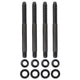 Moroso 5/16in - 24 x 3.5in Long 12 - Point Nuts Carburetor Stud Kit - My Store