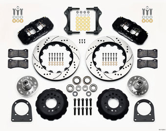 compare product Wilwood AERO6 Front Hub Kit 14.00in Drilled TCI-IFS 71-78 (Pinto Based)