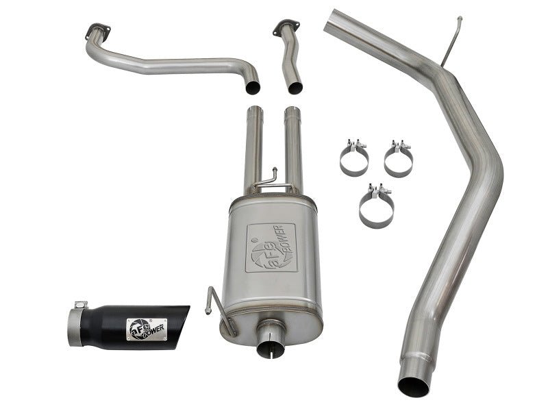 aFe MACHForce XP 2.5in Cat - Back Exhaust System w/ Black Tip Nissan Frontier 17 - 19 V8 - 5.6L - My Store