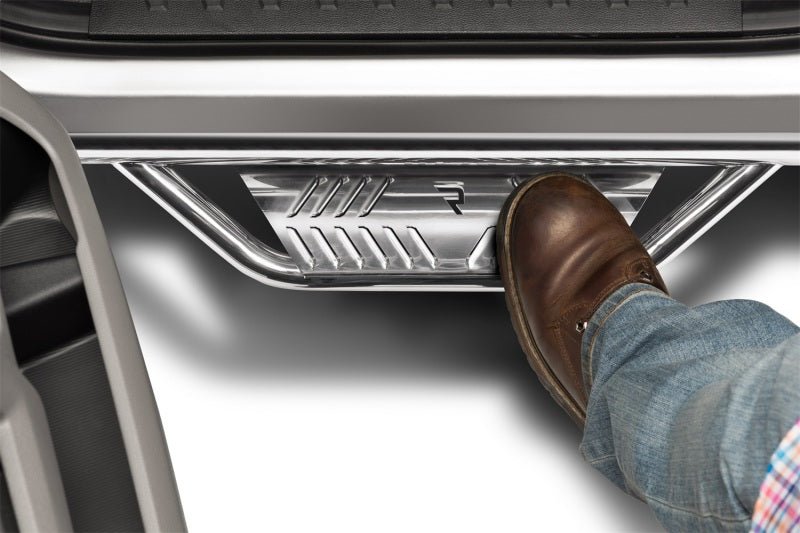 N - Fab Podium SS 15 - 16 Chevy/GMC 2500/3500 Crew Cab All Beds - Polished Stainless - 3in - My Store