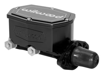 compare product Wilwood Compact Tandem Master Cylinder - 1.12in Bore - w/Pushrod (Black)