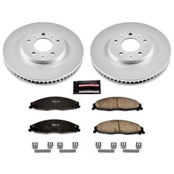 compare product Power Stop 03-07 Cadillac CTS Front Z17 Evolution Geomet Coated Brake Kit