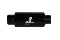 Aeromotive In - Line Filter 10AN 10 Micron Microglass Element Bright - Dip Black 2in OD - My Store