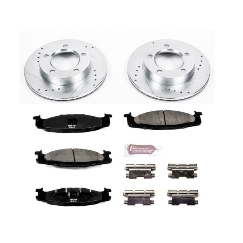 Power Stop 94 - 96 Ford Bronco Front Z23 Evolution Sport Brake Kit - My Store