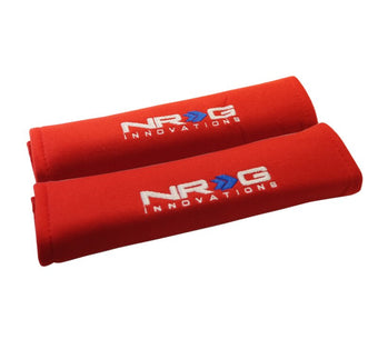 compare product NRG Seat Belt Pads 2.7in. W x 11in. L (Red) Short - 2pc