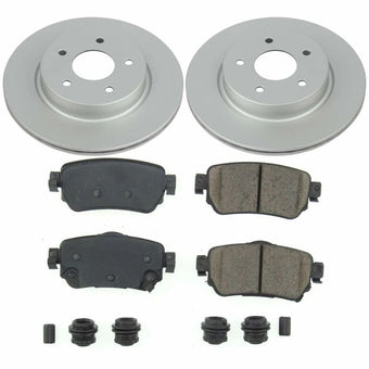 compare product Power Stop 18-19 Nissan Leaf Rear Z17 Evolution Geomet Coated Brake Kit