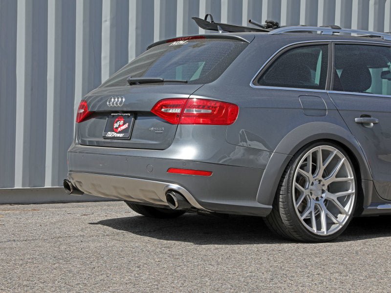 aFe MACH Force - Xp 13 - 16 Audi Allroad L4 SS Axle - Back Exhaust w/ Carbon Tips - My Store