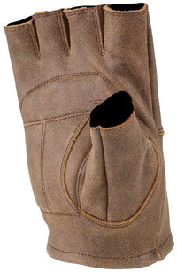 Kuryakyn Leather By River Road Buster Vintage Shorty Gloves Black - Medium - My Store