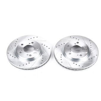 compare product Power Stop 05-10 Honda Odyssey Front Evolution Drilled & Slotted Rotors - Pair