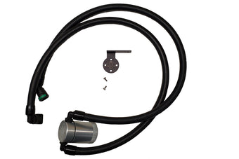 compare product J&L 2021-2025 Ford F-150 3.5L Passenger Side Oil Separator 3.0 - Clear Anodized