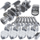 Eagle Chevy LT1350 1Pc 3.750in Crank 5.700in I - Beam Rods - 18cc 4.040in Pistons Rotating Assembly - My Store