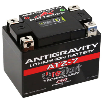 compare product Antigravity YTZ7 Lithium Battery w/Re-Start