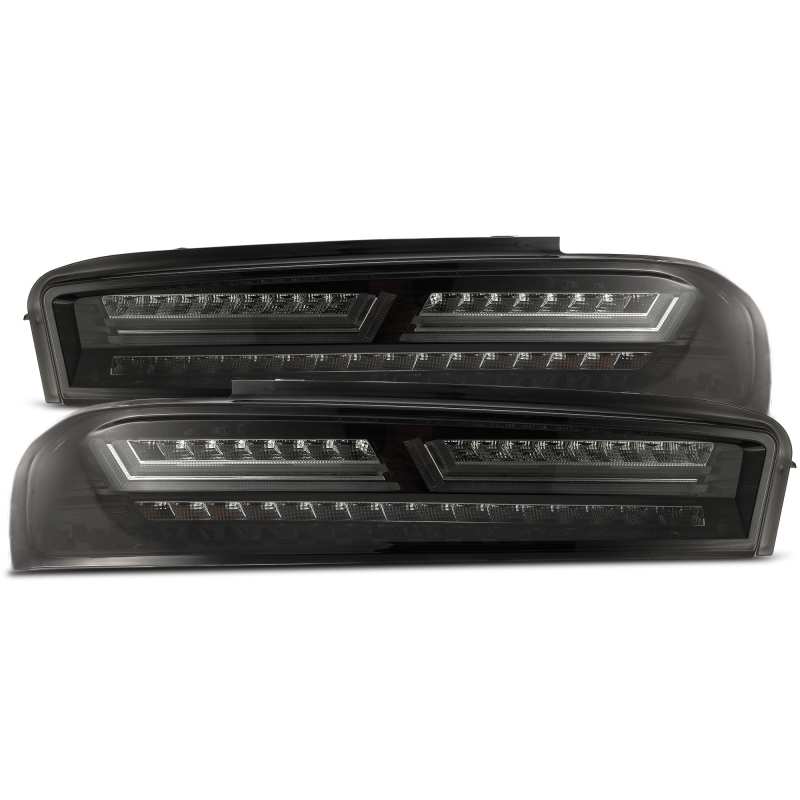 AlphaRex 16 - 18 Chevrolet Camaro PRO - Series LED Tail Lights Jet Black - My Store