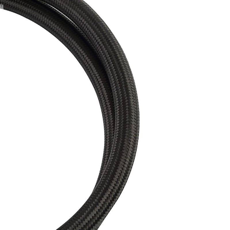 Mishimoto 3Ft Stainless Steel Braided Hose w/ - 6AN Fittings - Black - My Store